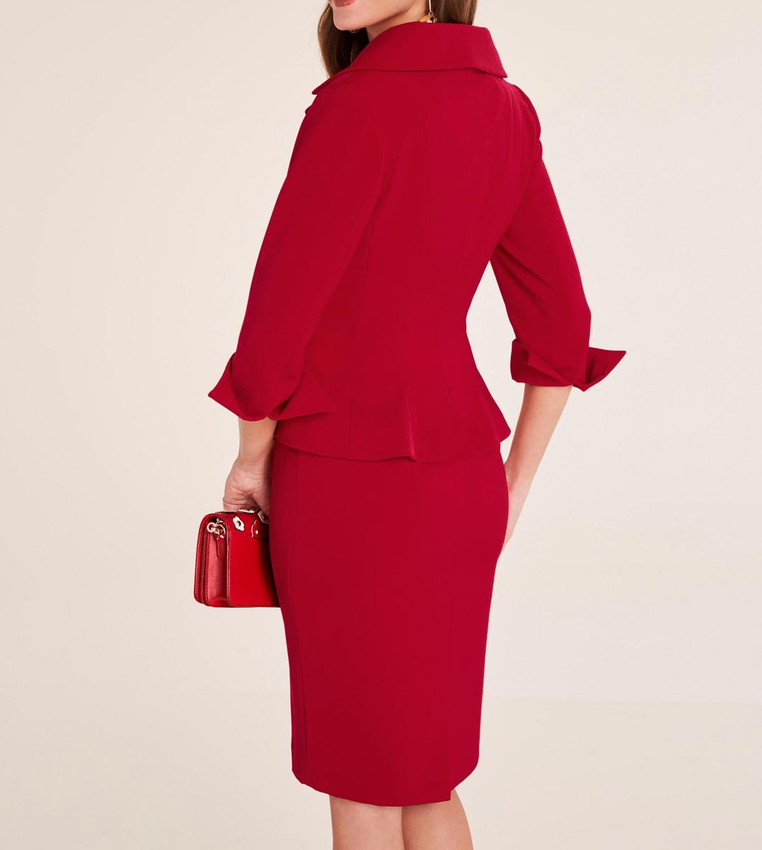 Heine Damen Kurzblazer, rot