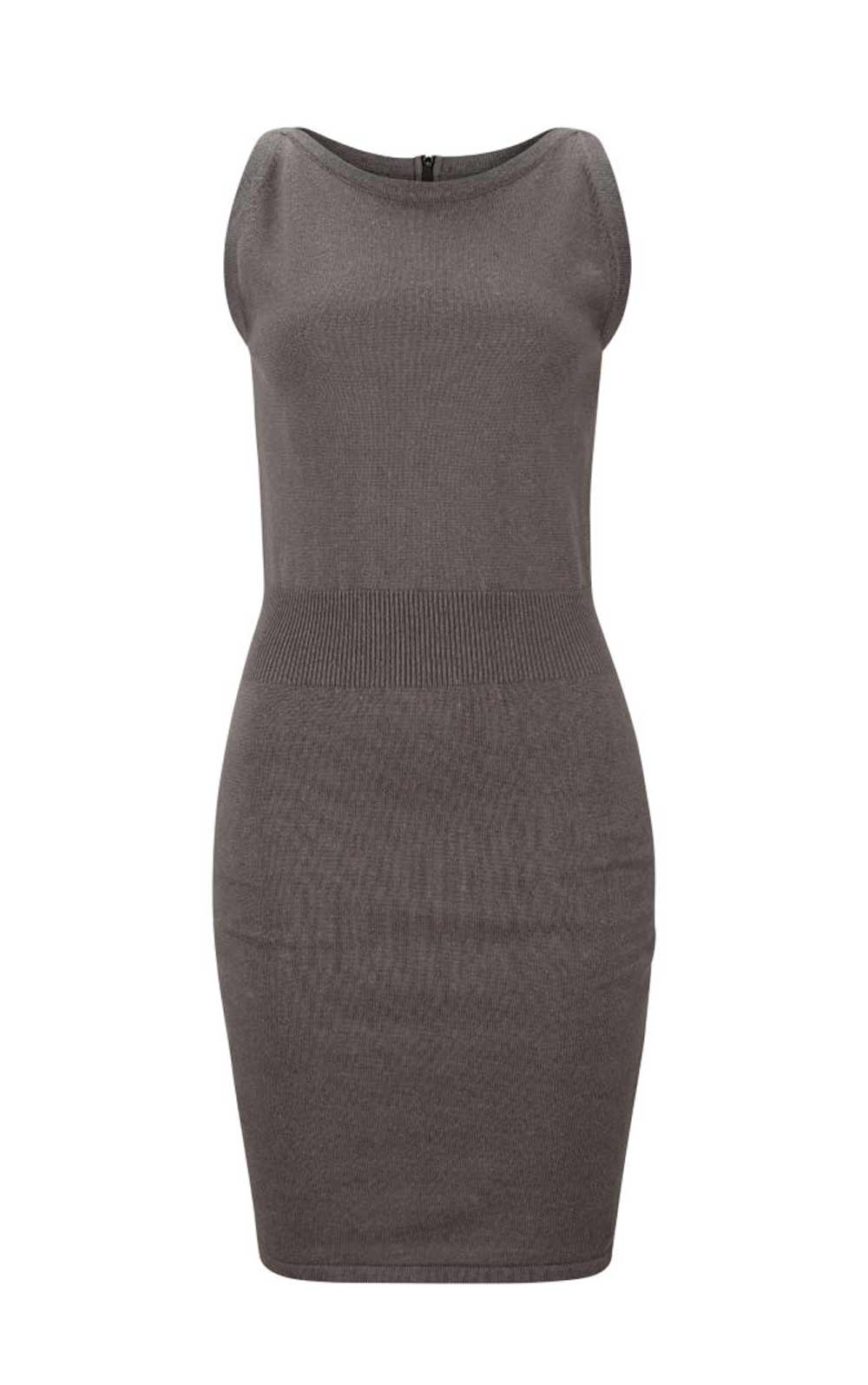 Marc New York Damen Marken-Strickkleid, schiefer