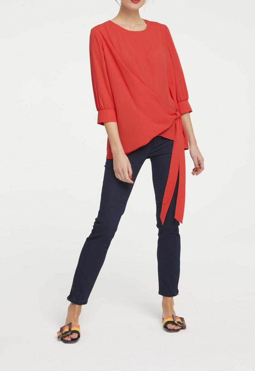 HEINE Damen Bluse, blutorange