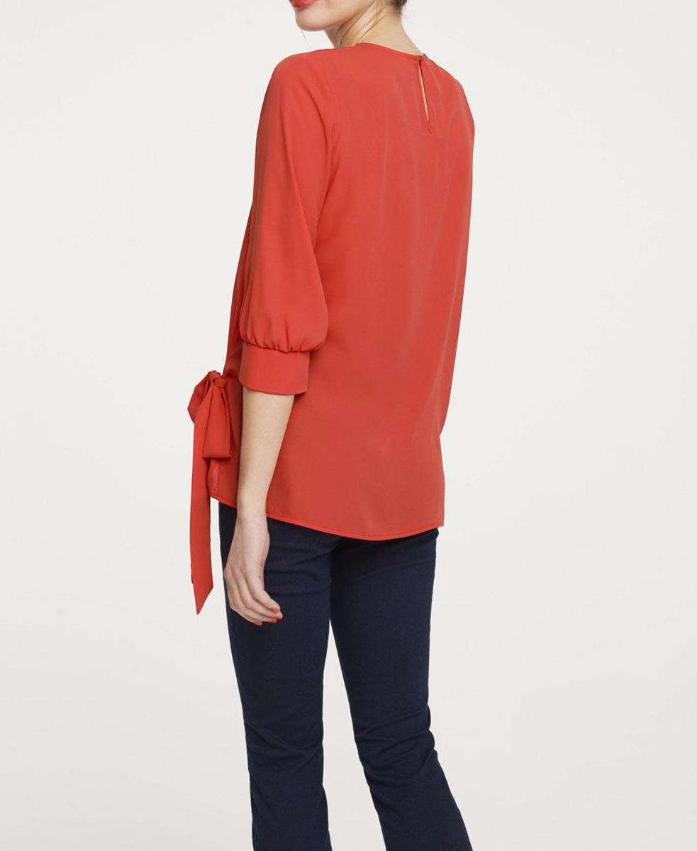 HEINE Damen Bluse, blutorange