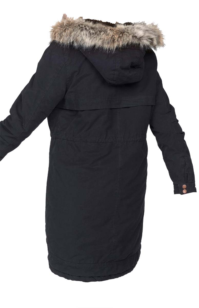 Garcia Damen Parka mit Kapuze, marine