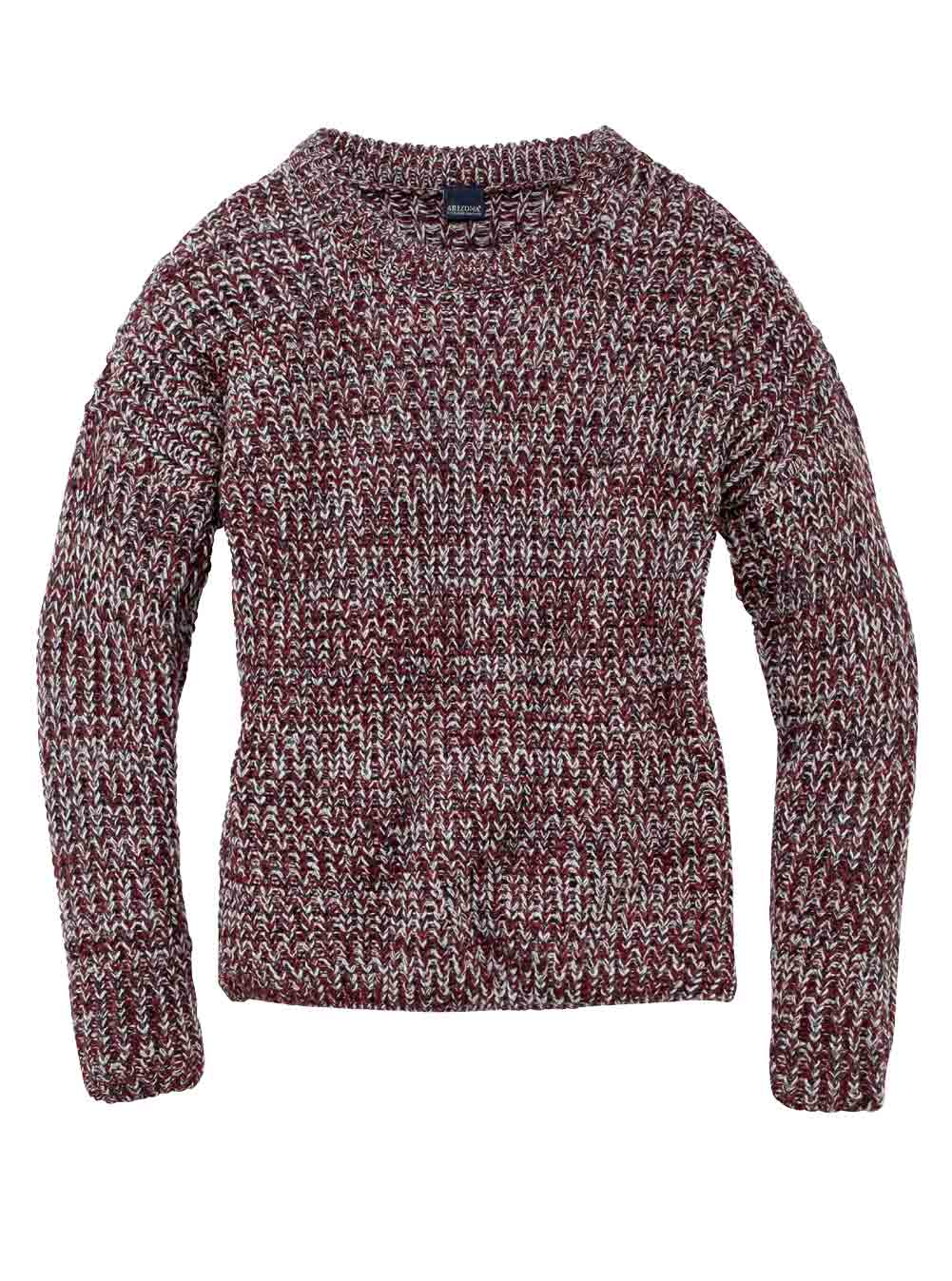 Arizona Marken-Kinder-Pullover, bordeaux-meliert