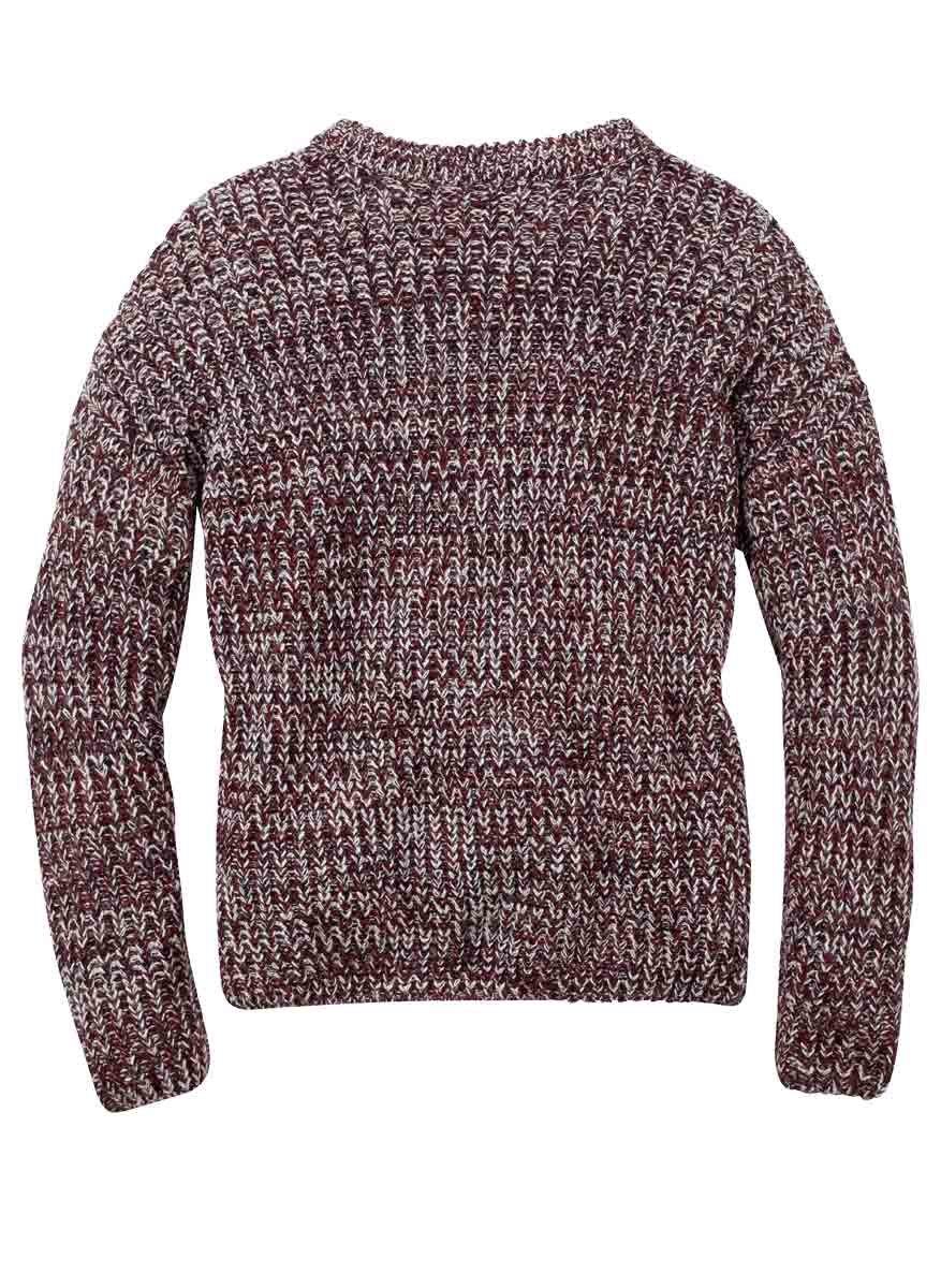 Arizona Marken-Kinder-Pullover, bordeaux-meliert