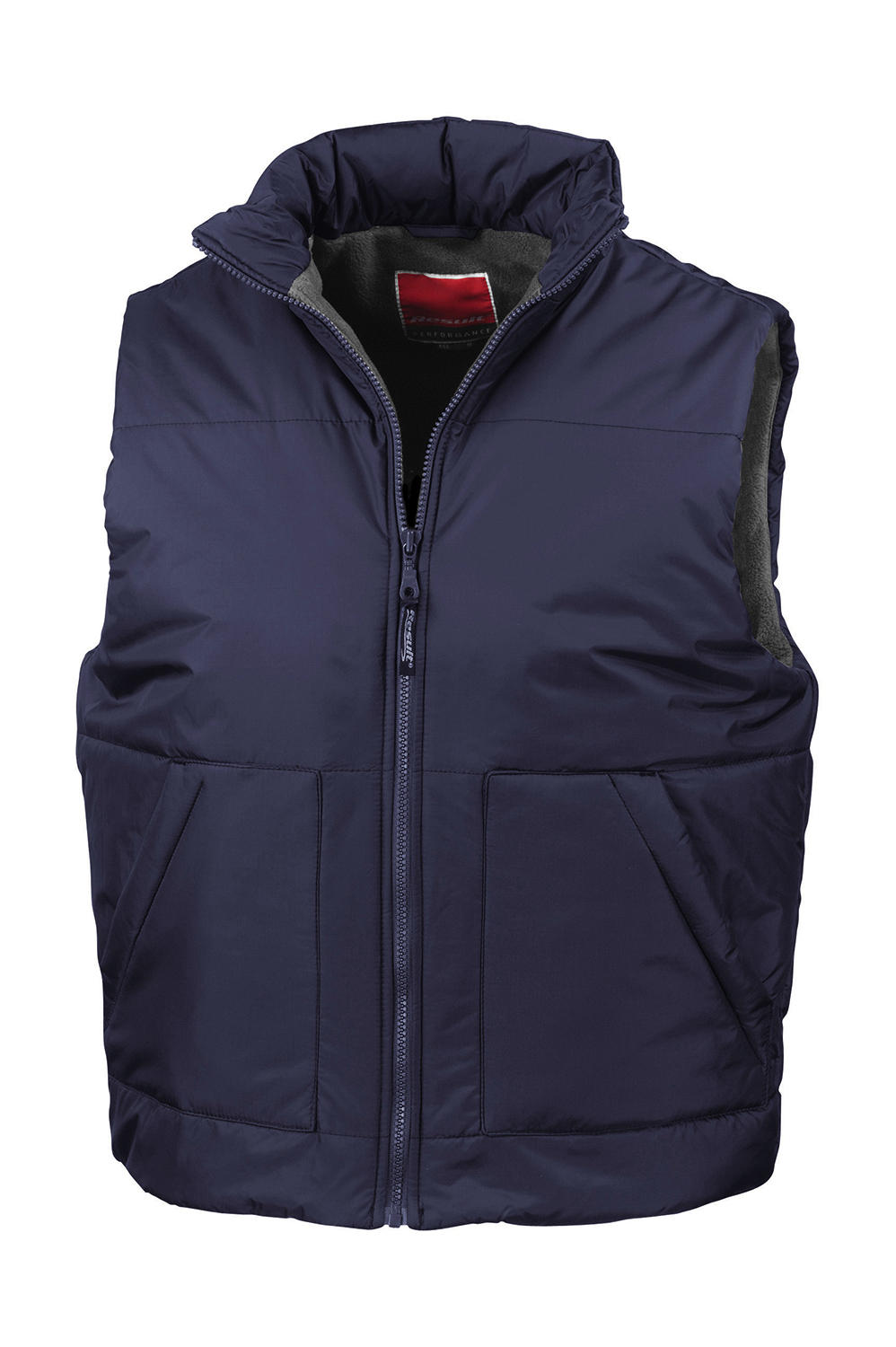 Result Herren Bodywarmer Weste mit Fleece-Futter
