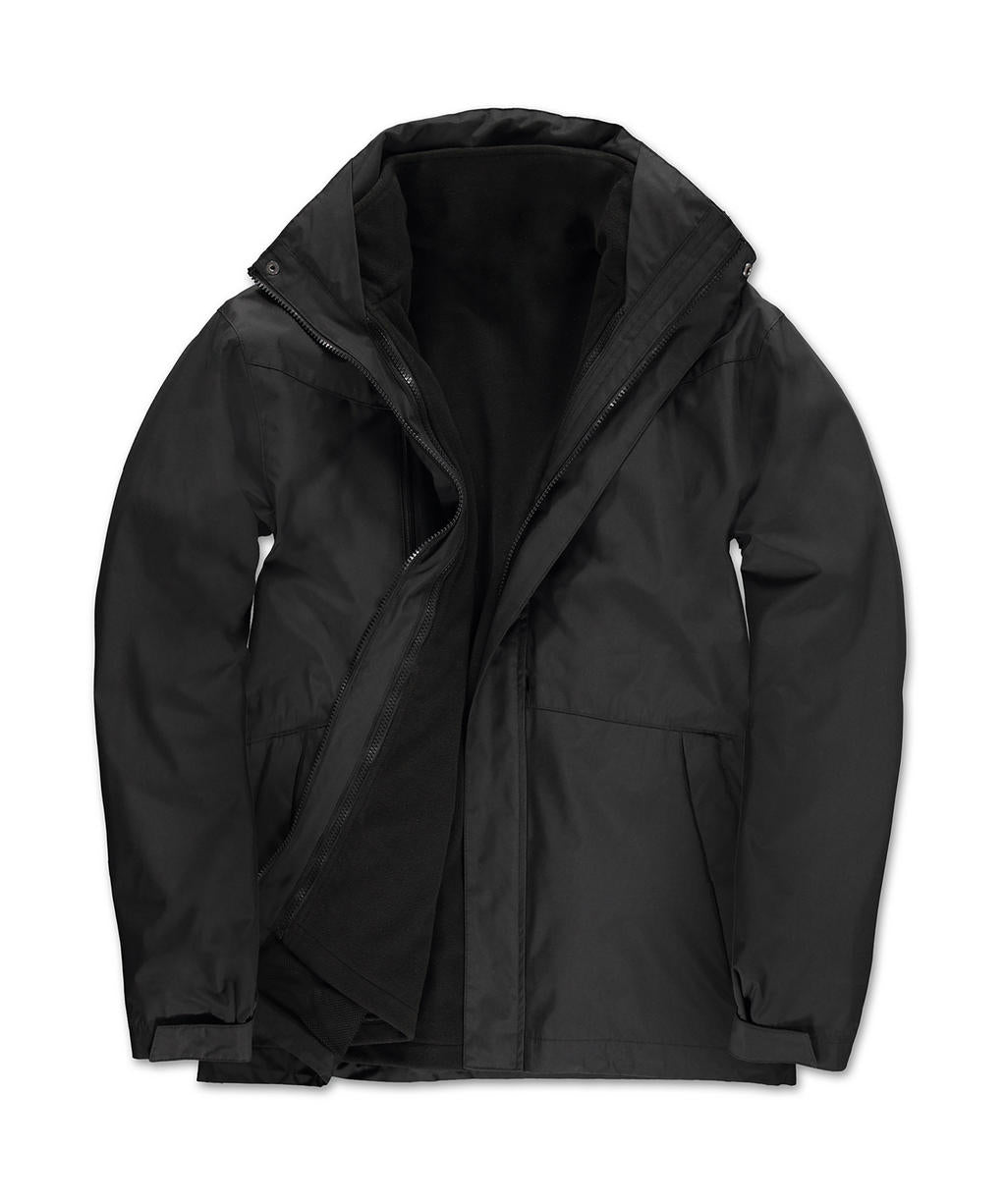 B&C Herren Corporate 3-in-1 Marken Funktionsjacke - JU873