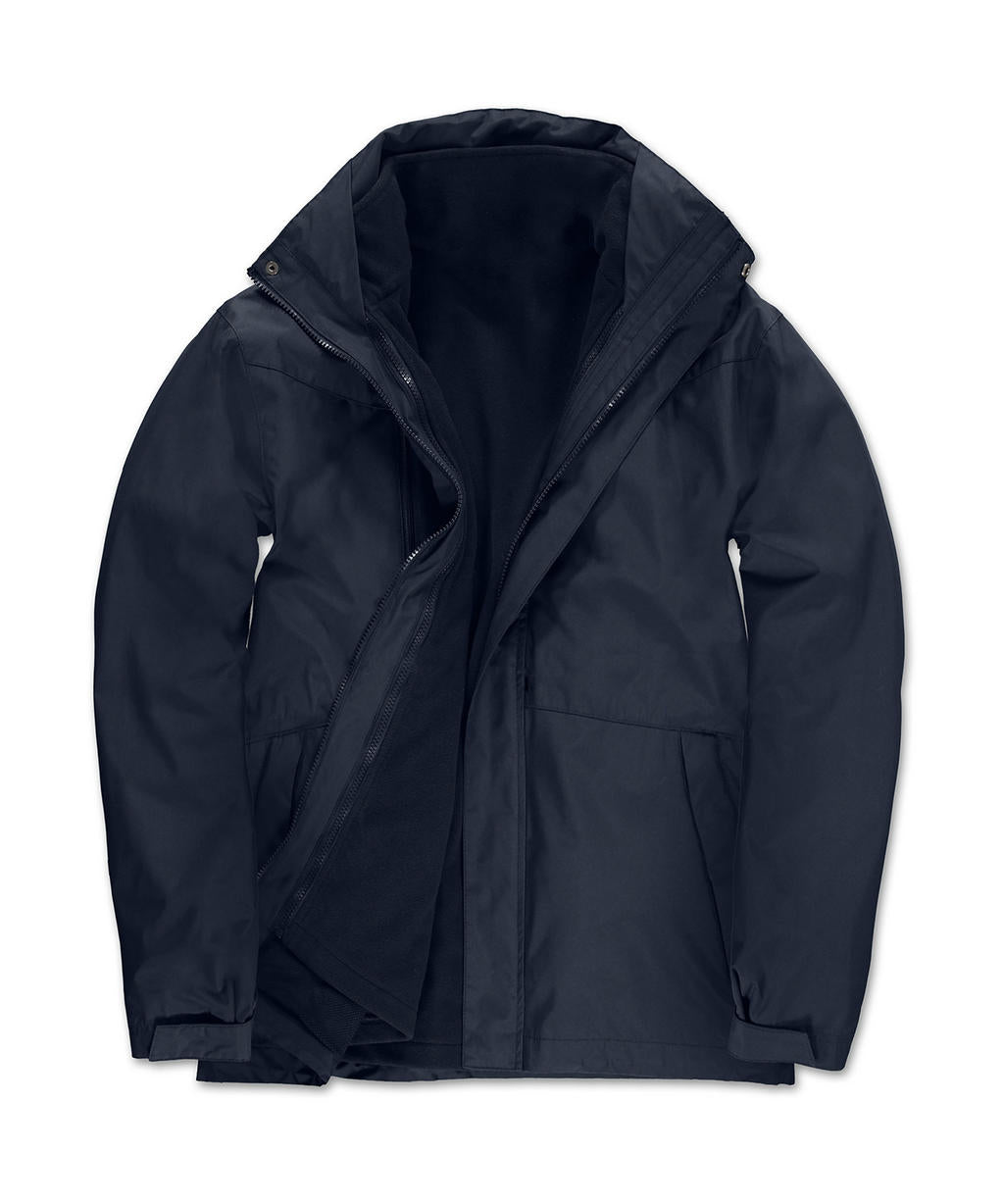B&C Herren Corporate 3-in-1 Marken Funktionsjacke - JU873