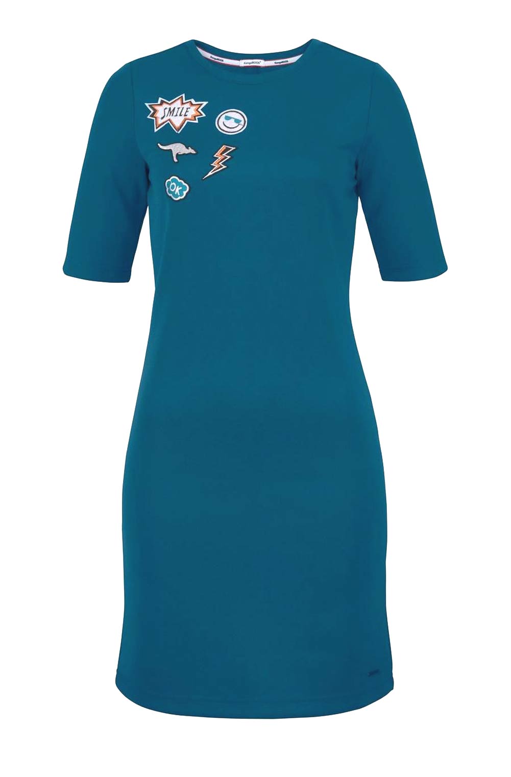 Kangaroos Damen Marken-Scubakleid, petrol