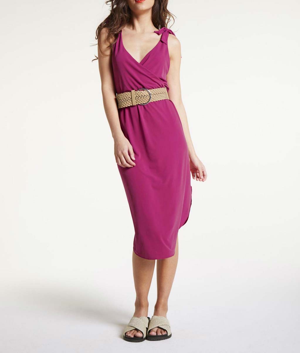 HEINE Damen Jerseykleid, pink
