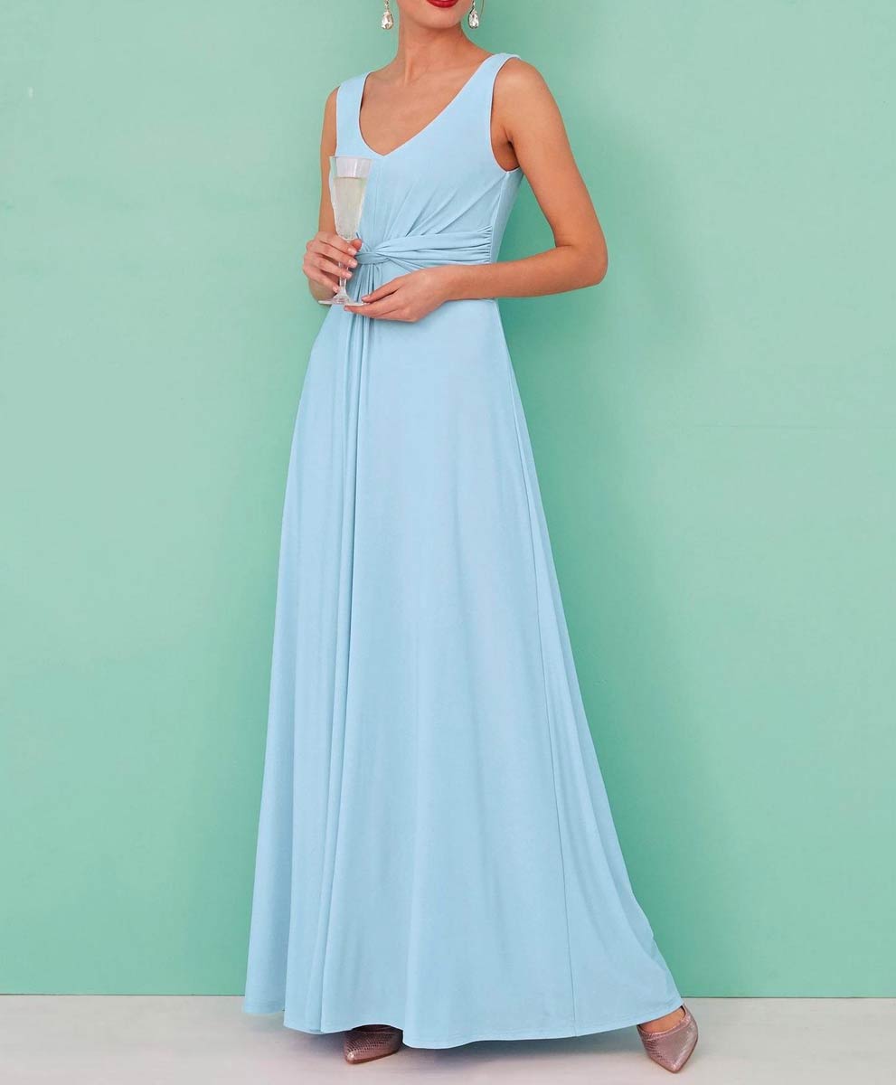 HEINE Damen Maxikleid, eisbau