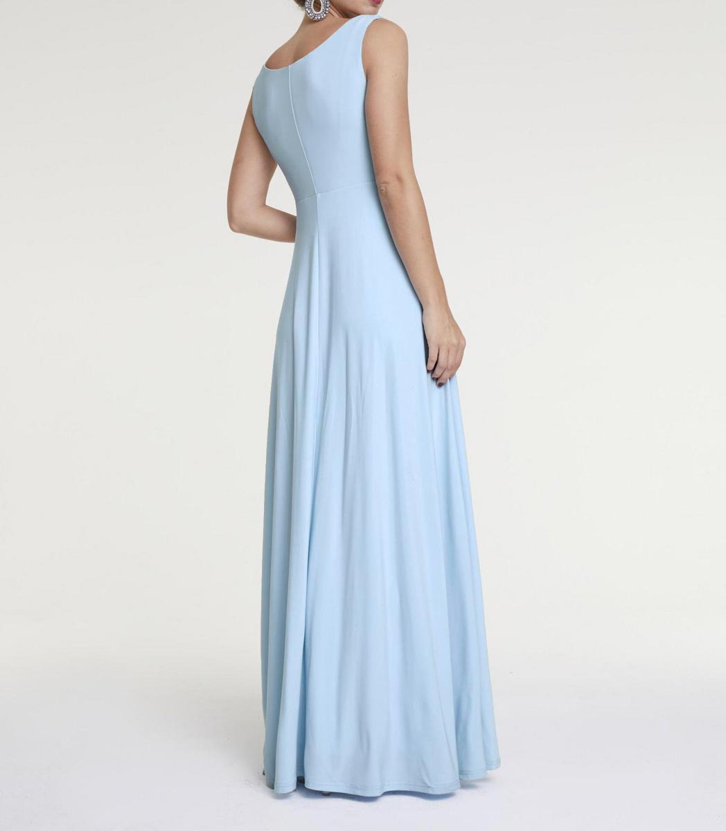 HEINE Damen Maxikleid, eisbau