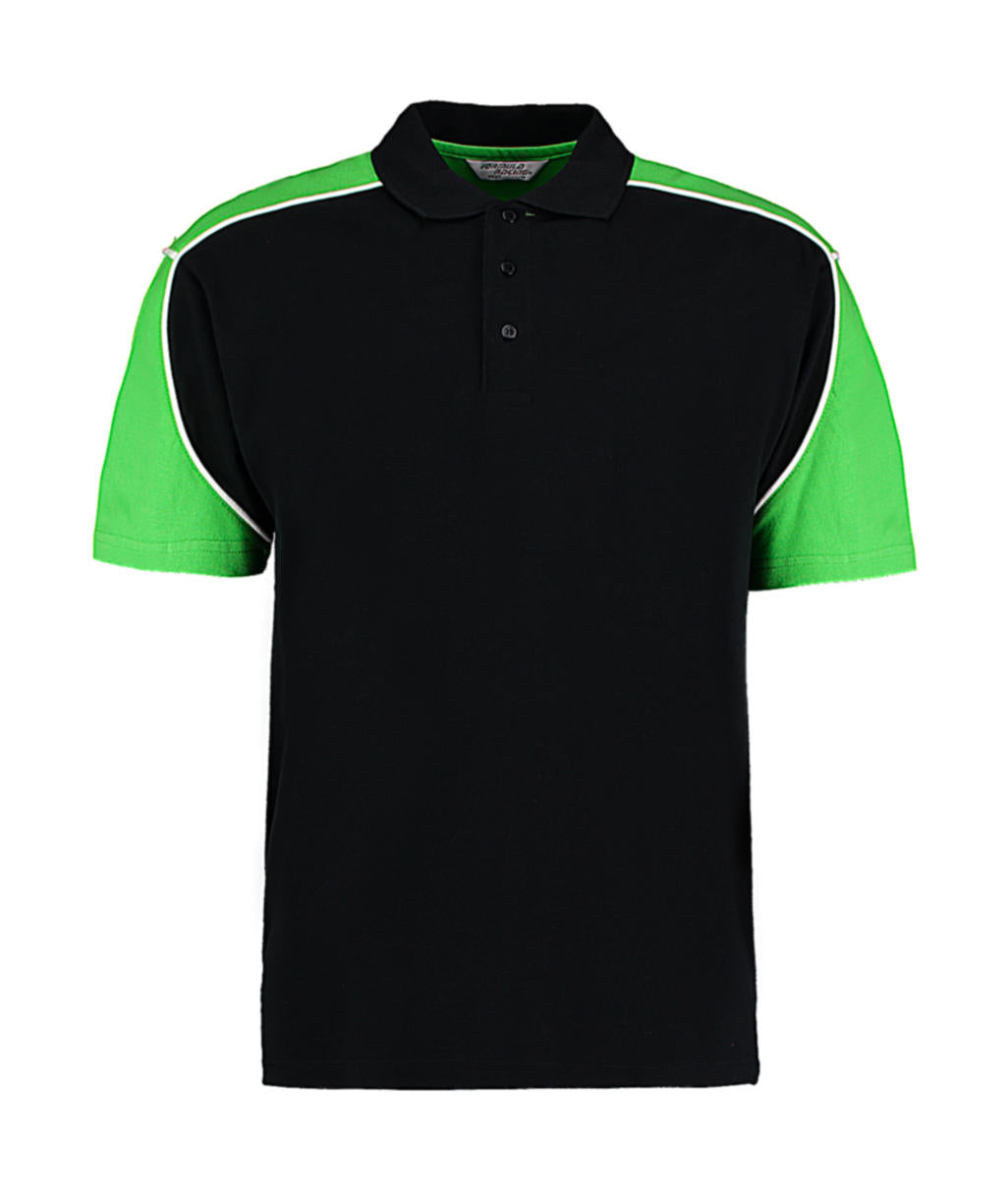 Kustom Kit Formula Racing® Monaco Herren Sport Fitness Training Polo Shirt