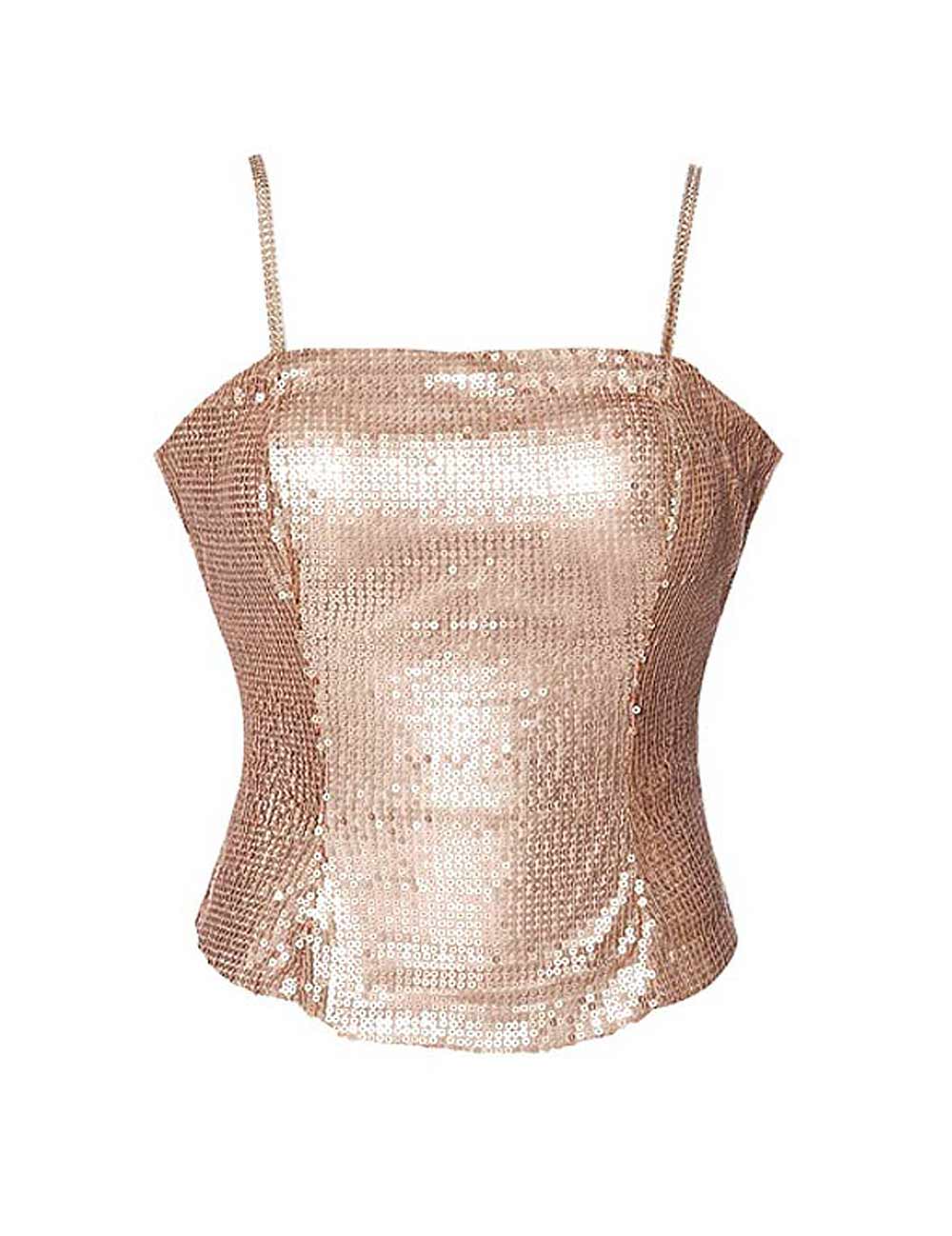 Apart Damen Pailletten-Corsage, make-up