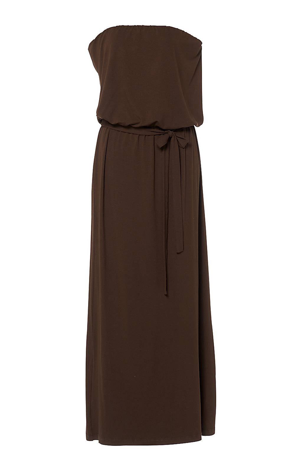 Apart Damen Maxikleid, dunkelbraun