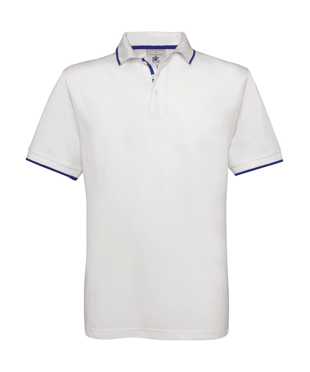B & C Herren Tipped Polo Shirt - PU413