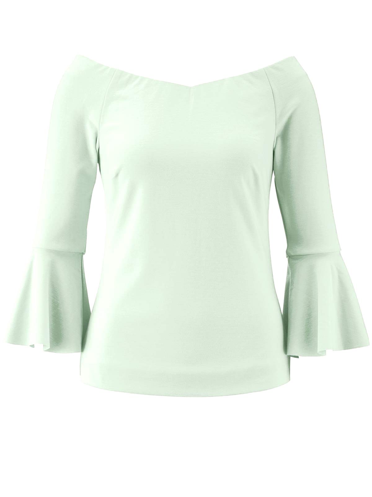 Heine Damen Blusenshirt mit Volants, mint
