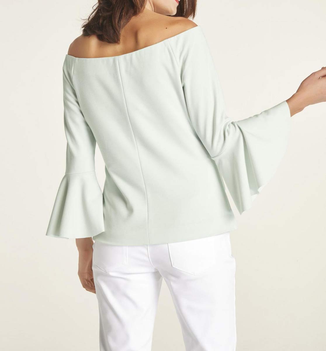 Heine Damen Blusenshirt mit Volants, mint