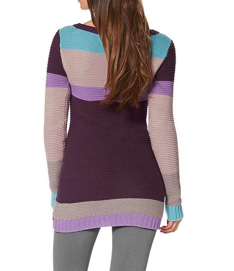 Flashlights Damen Pullover, violett-bunt