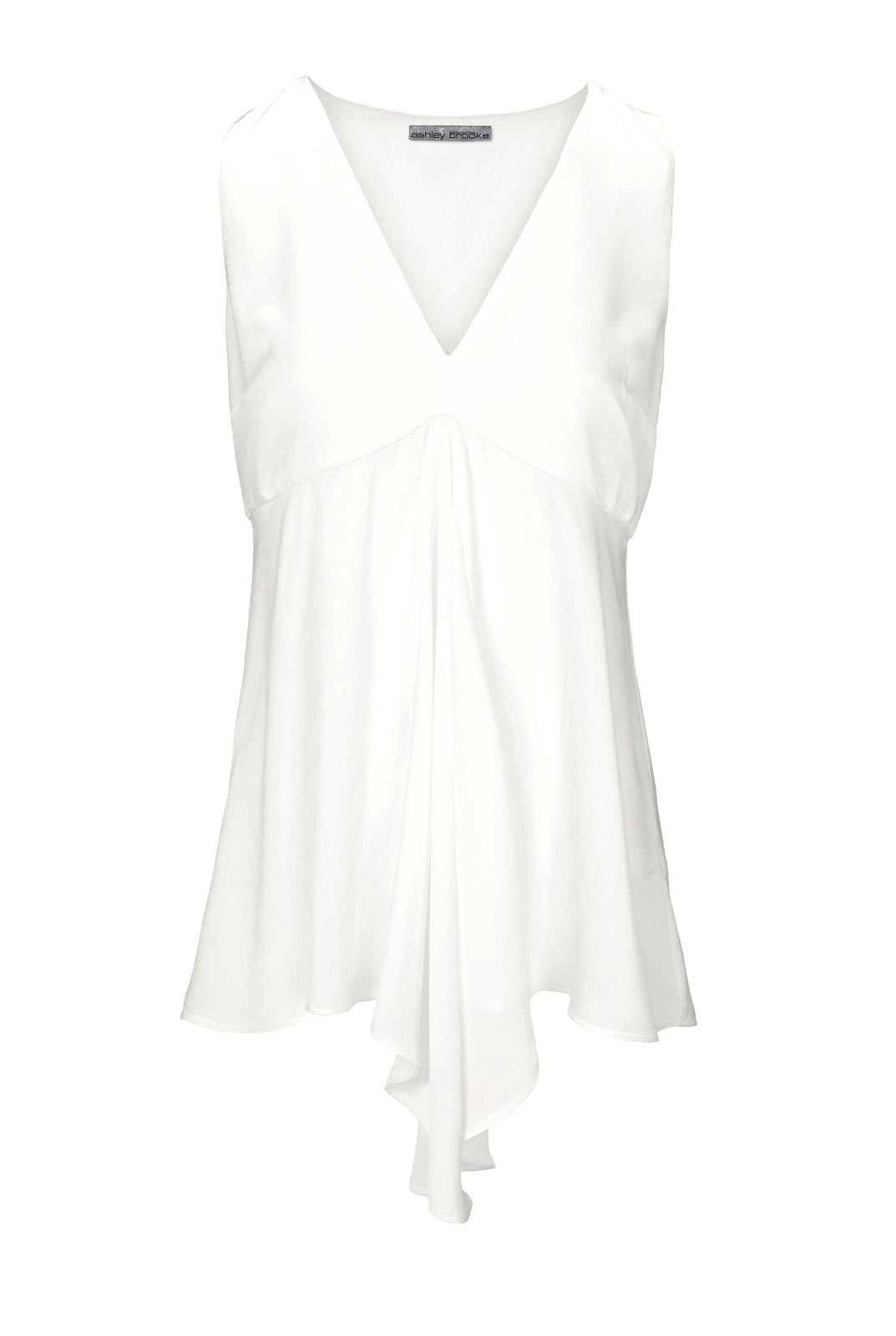 Ashley Brooke Damen Designer-Blusentop, offwhite