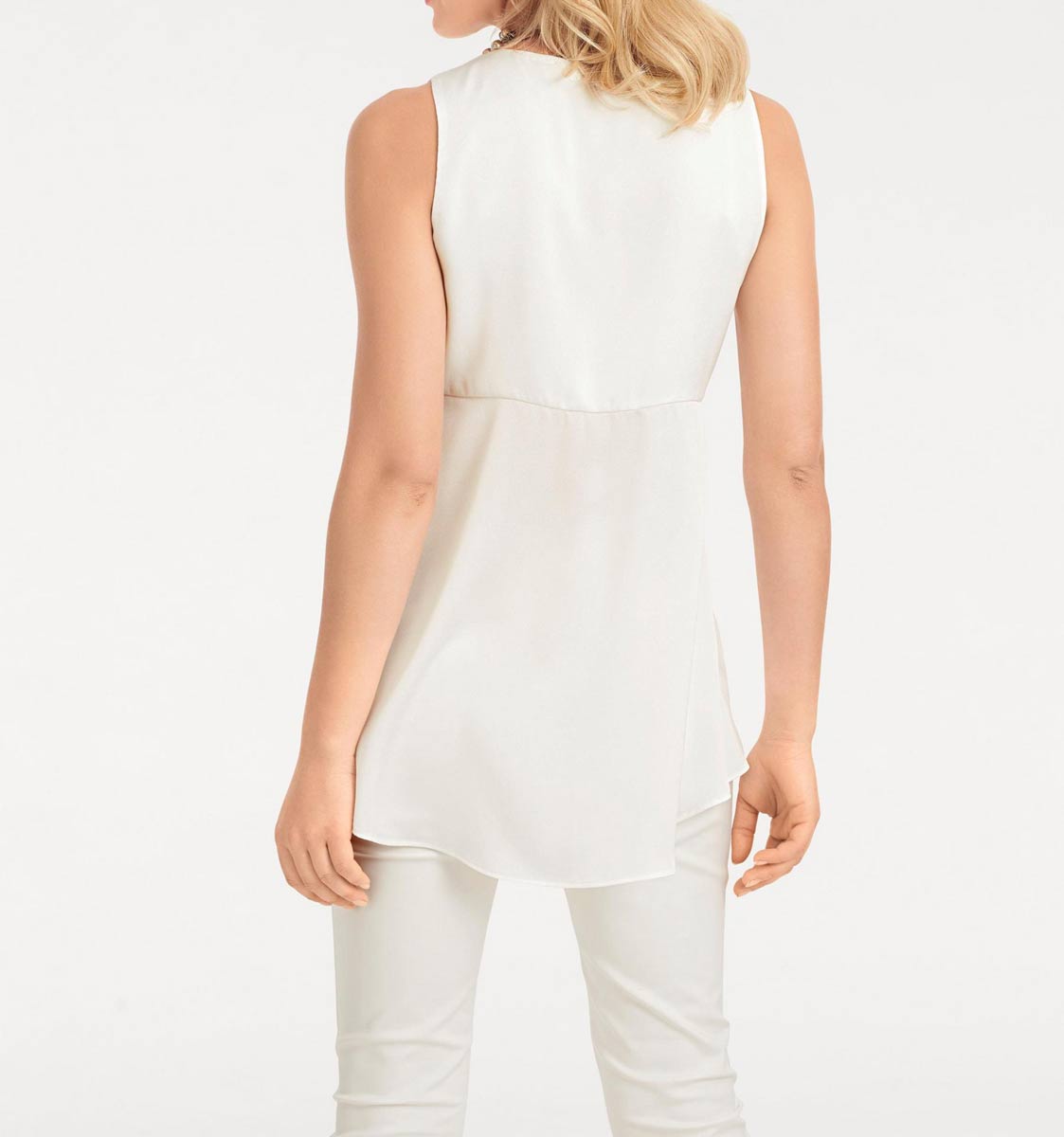Ashley Brooke Damen Designer-Blusentop, offwhite
