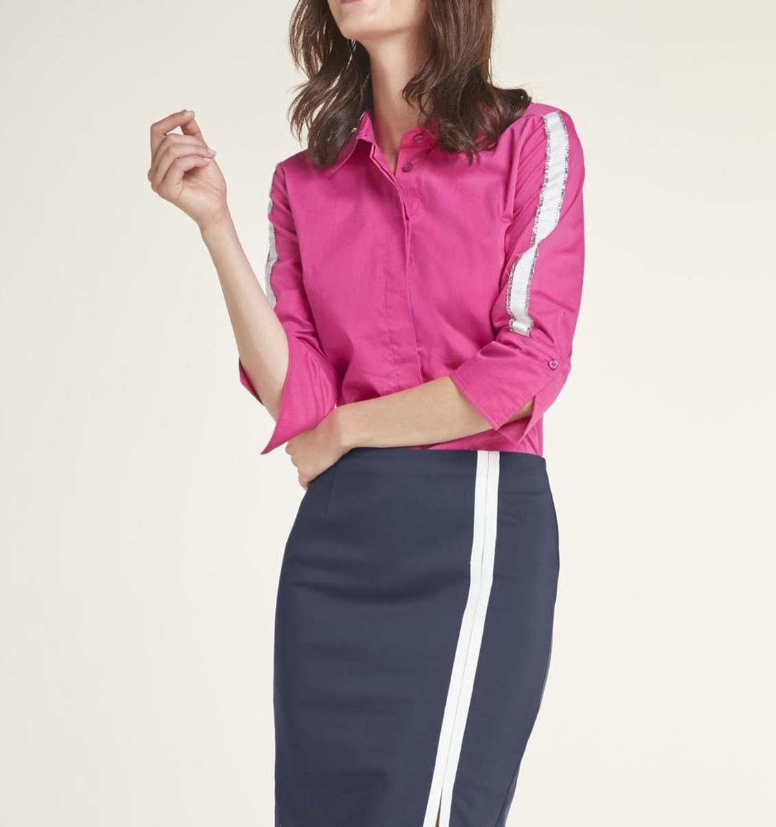 Heine Damen Hemdbluse, erica