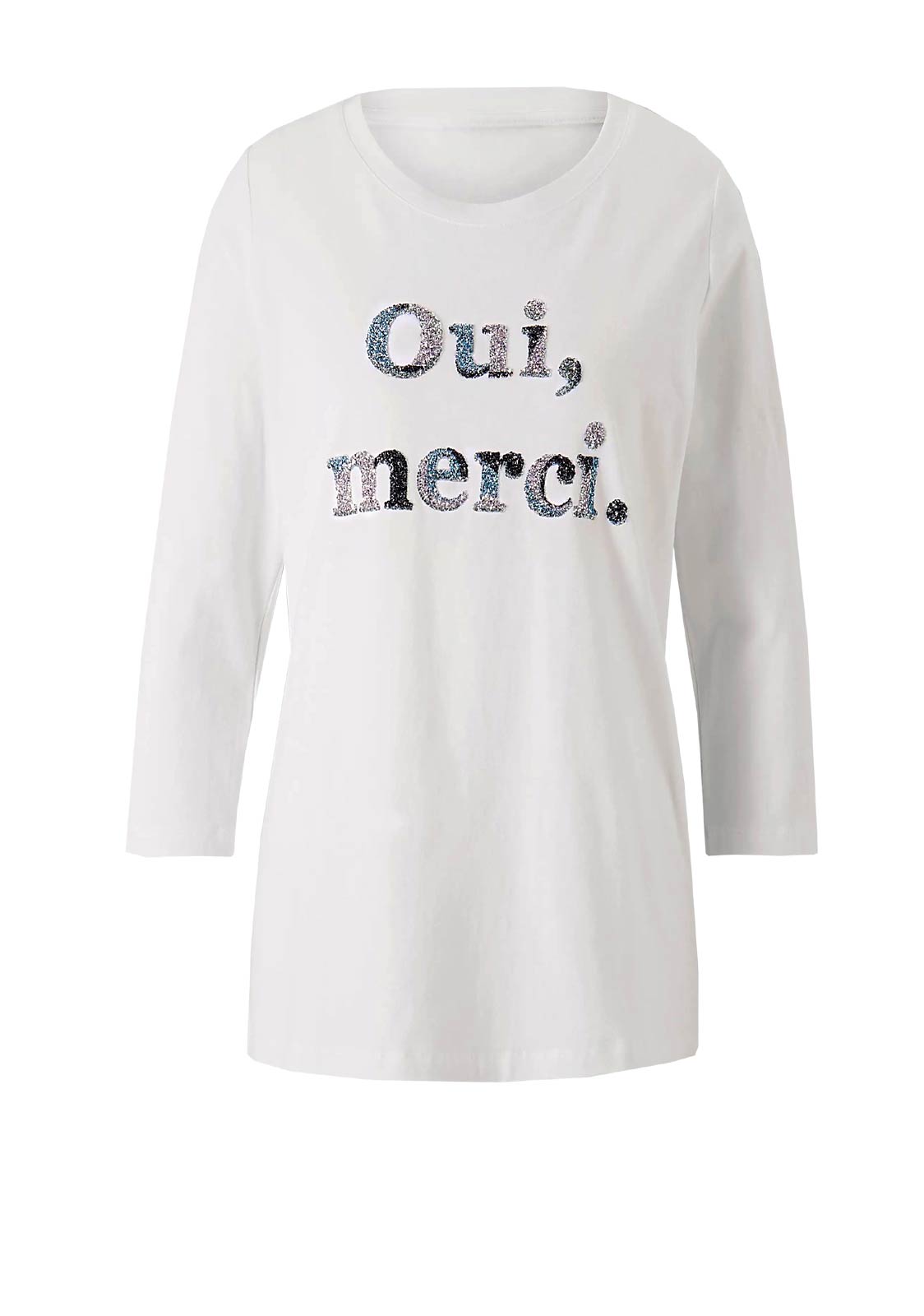RICK CARDONA Damen Designer-Shirt, weiß