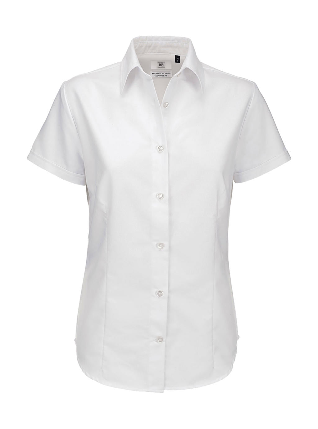B&C Damen Oxford Kurzarm Bluse - SWO04
