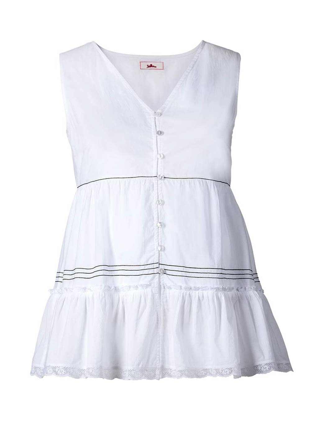 Joe Browns Damen Marken-Blusentop, weiß