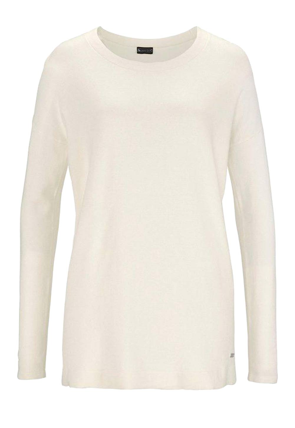 Laura Scott Damen Damen-Pullover mit Loopschal, creme