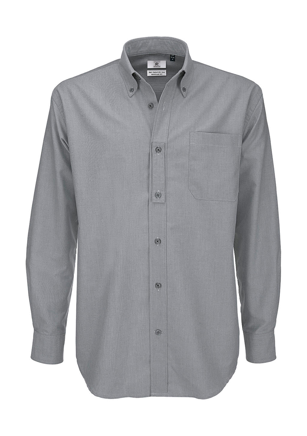 B&C Herren Langarm Oxford Hemd - SMO01