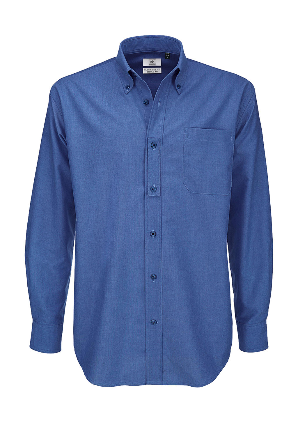 B&C Herren Langarm Oxford Hemd - SMO01
