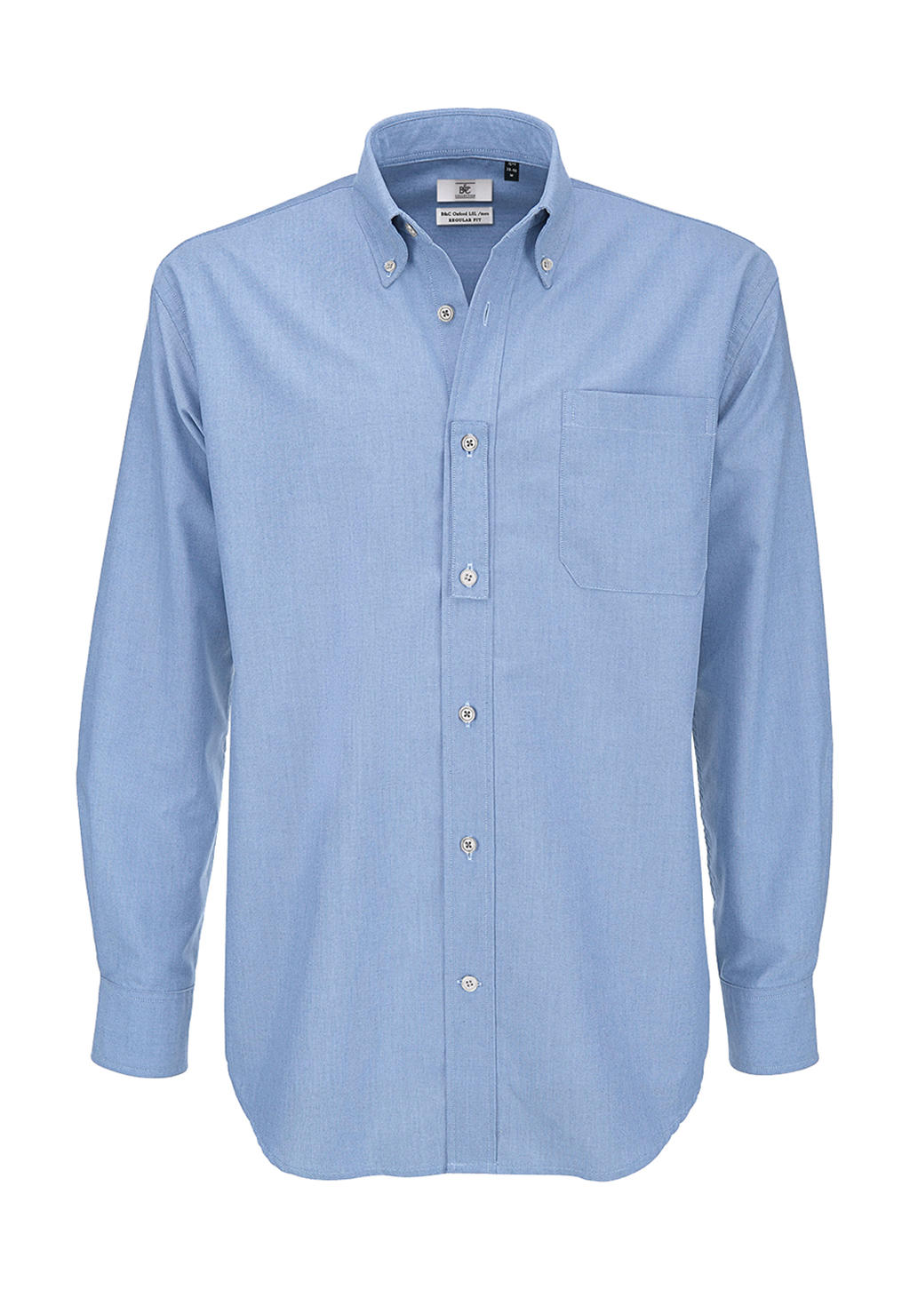 B&C Herren Langarm Oxford Hemd - SMO01