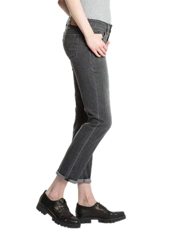 Levi´s Damen Marken-Damen-Jeans, grau-used, 34 inch