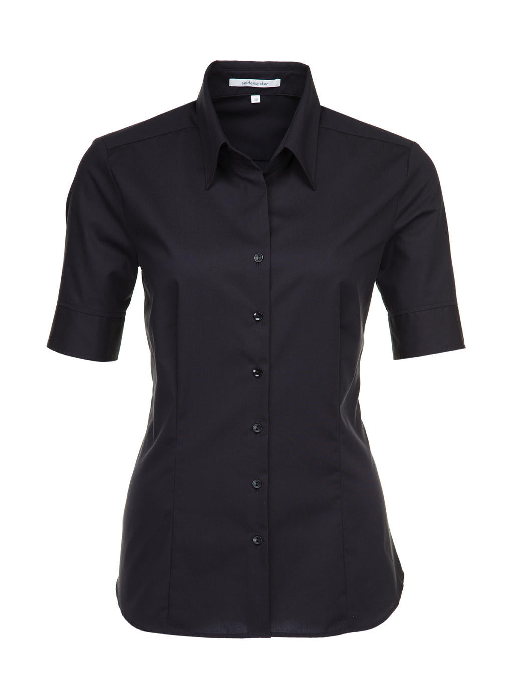 Seidensticker Modern Fit Damen Kurzarm Bluse, Shirt