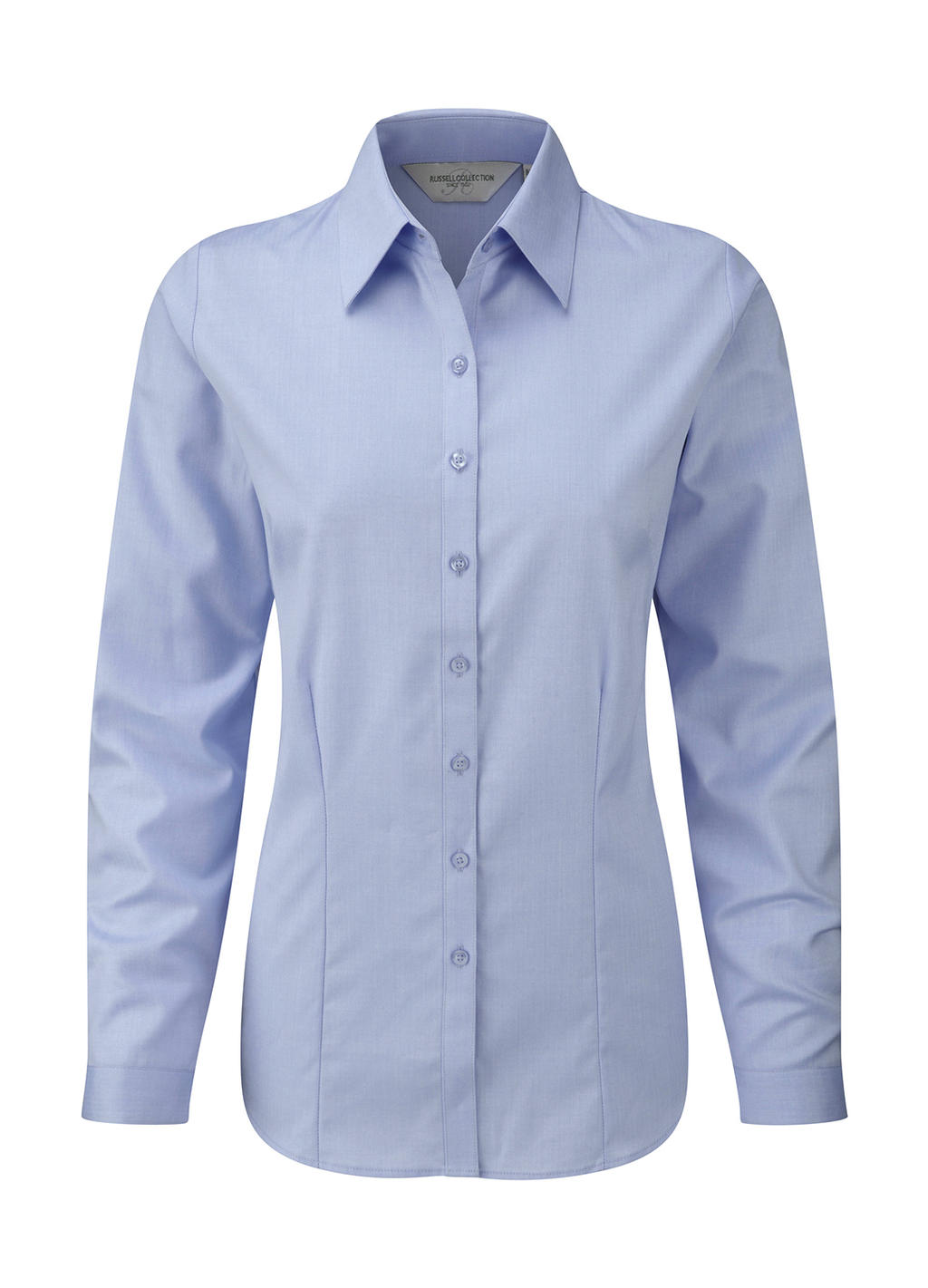Russel Europe Ladies Langarm Herringbone Damen Bluse, Hemd, Shirt