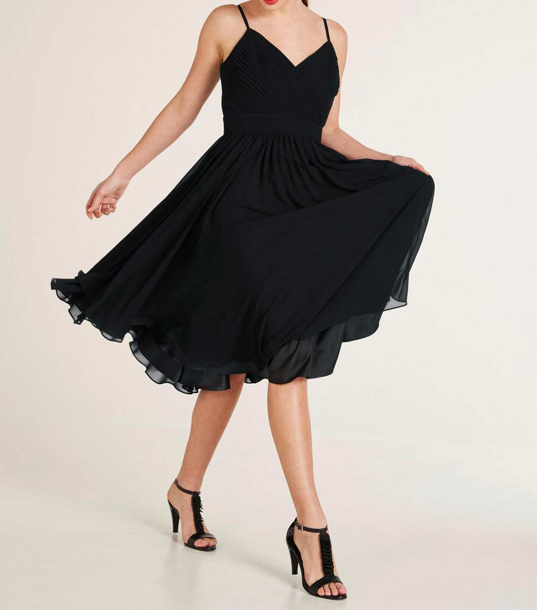 Ashley Brooke Damen Designer-Kleid, "Das Kleine Schwarze"