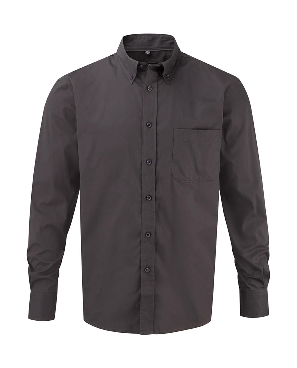 Russel Europe Classic Twill Herren Langarm Shirt, Hemd, Bluse