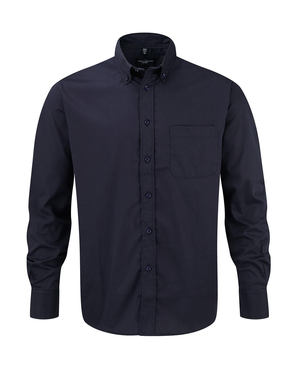 Russel Europe Classic Twill Herren Langarm Shirt, Hemd, Bluse