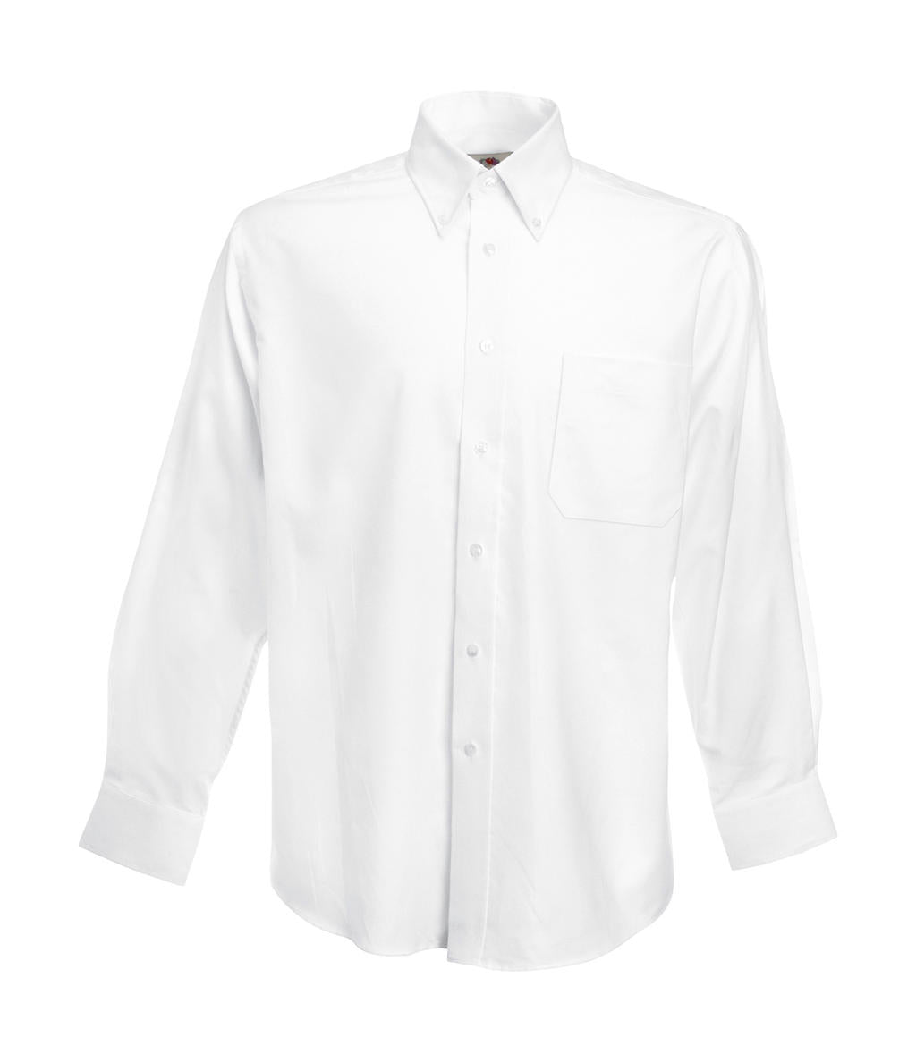 Fruit of the Loom Oxford Herren Langarm Hemd, Shirt, Long Sleeve