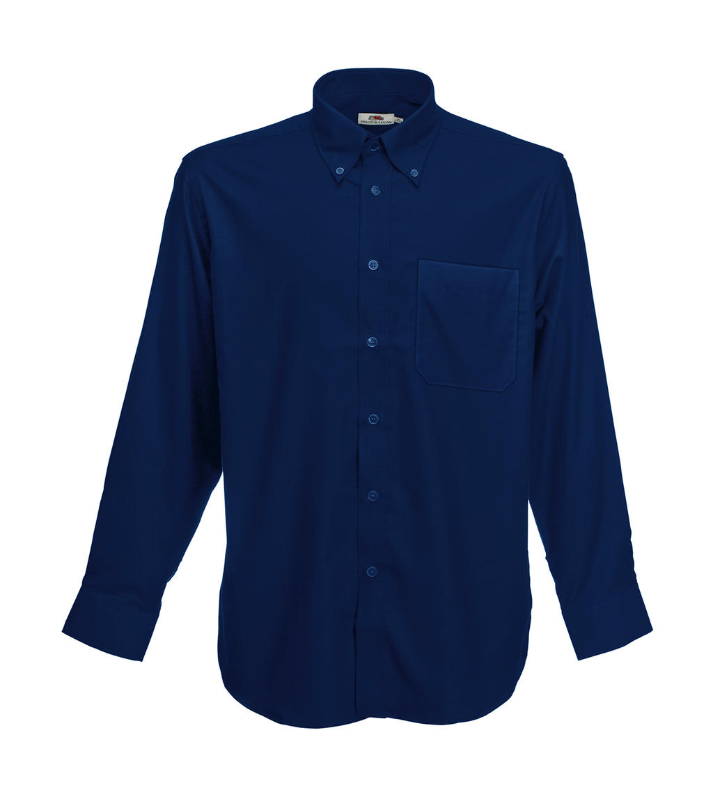 Fruit of the Loom Oxford Herren Langarm Hemd, Shirt, Long Sleeve