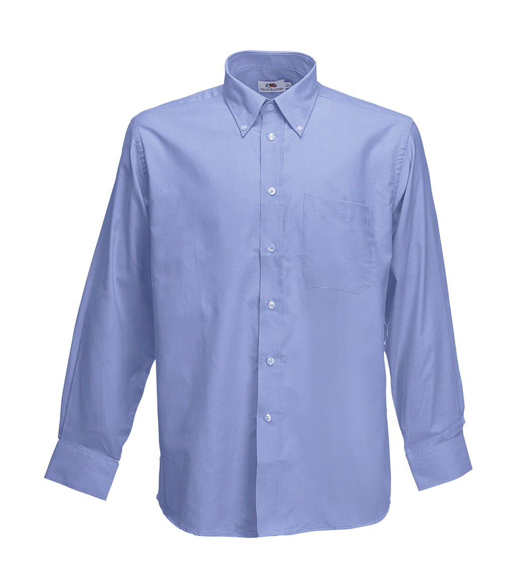 Fruit of the Loom Oxford Herren Langarm Hemd, Shirt, Long Sleeve