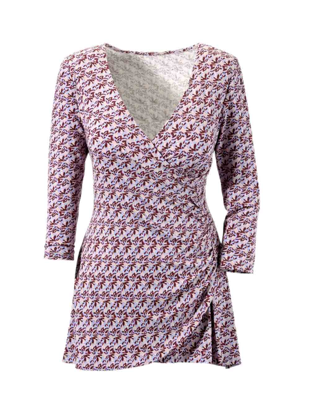 Vivance Collection Damen Wickel-Longshirt, bunt