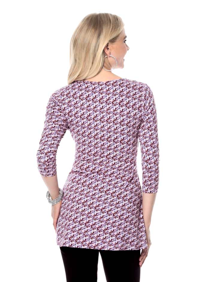Vivance Collection Damen Wickel-Longshirt, bunt