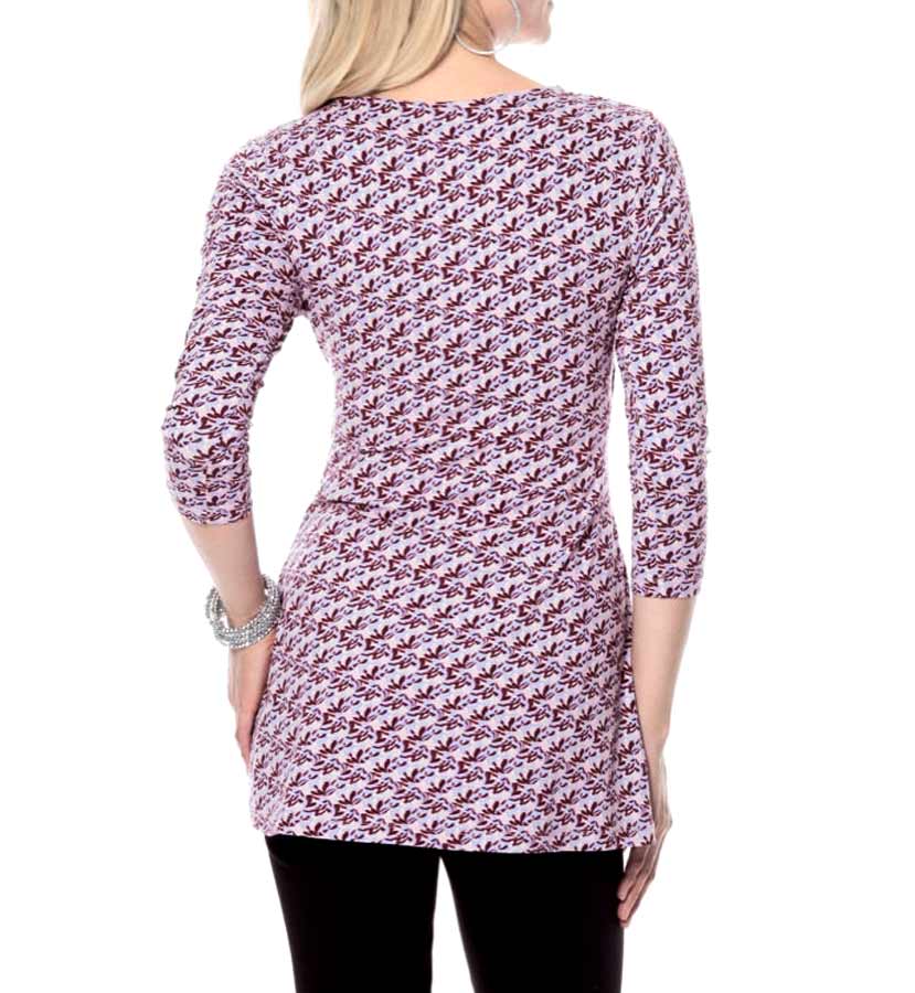 Vivance Collection Damen Wickel-Longshirt, bunt