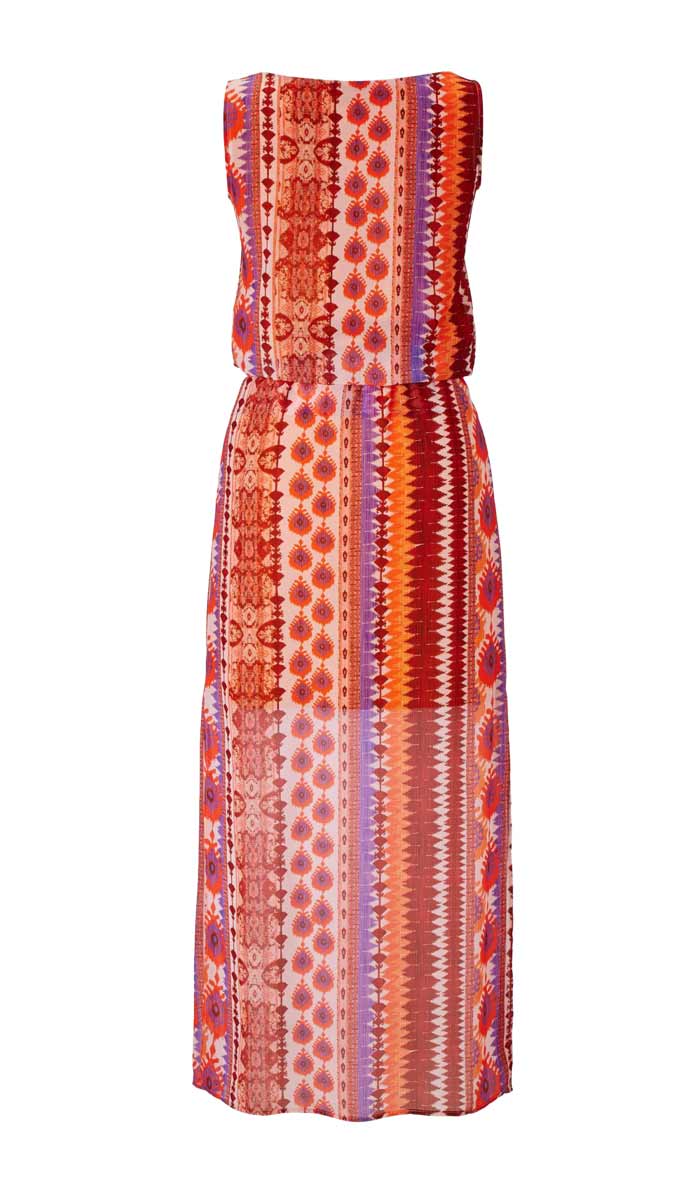 Rich & Royal Damen Marken-Maxikleid, bunt