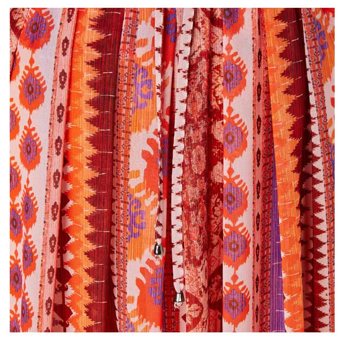 Rich & Royal Damen Marken-Maxikleid, bunt