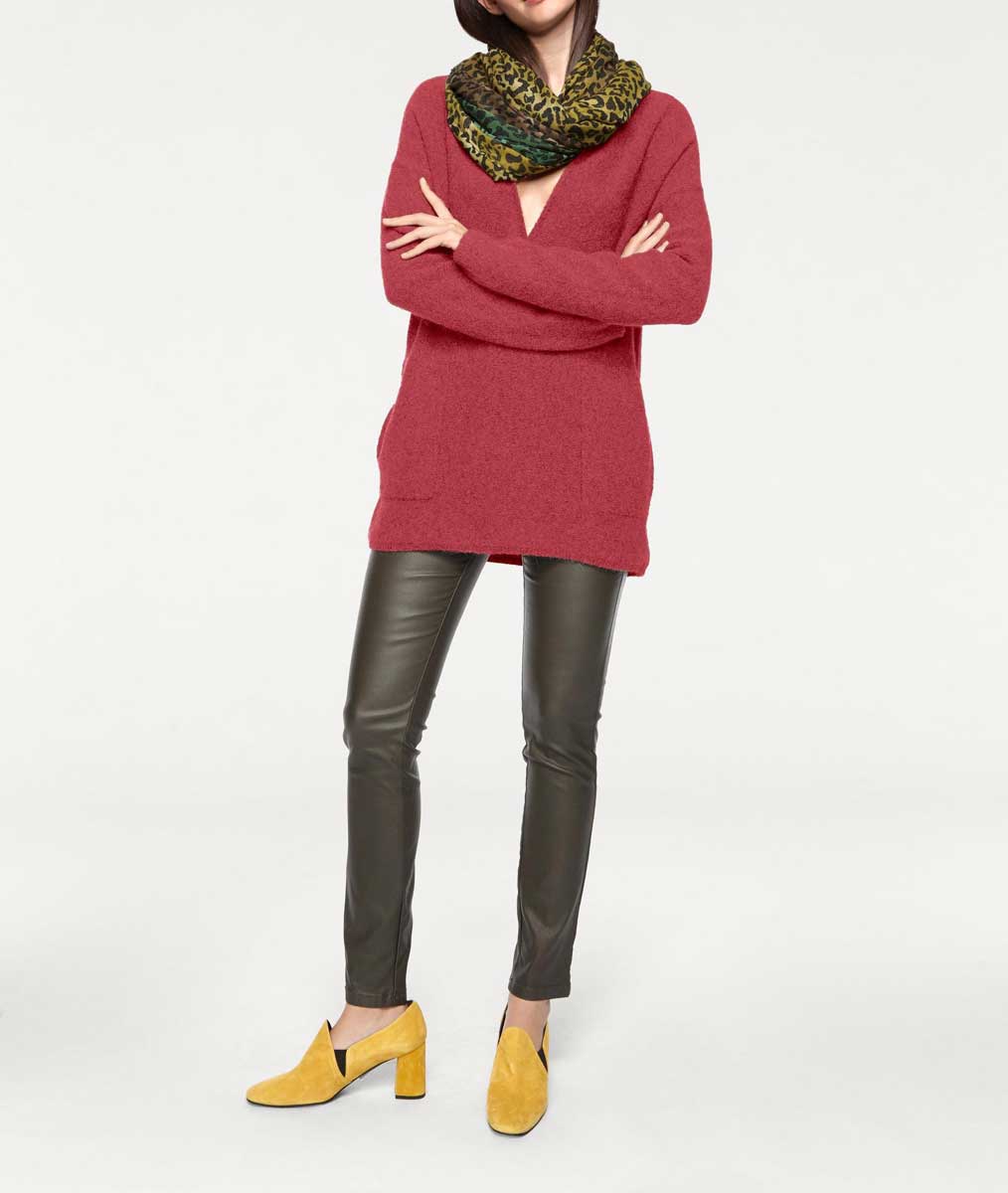 Heine - Best Connections Damen Oversizedpullover, rot