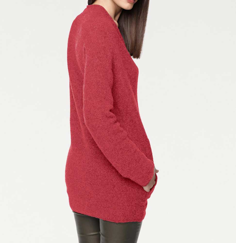 Heine - Best Connections Damen Oversizedpullover, rot