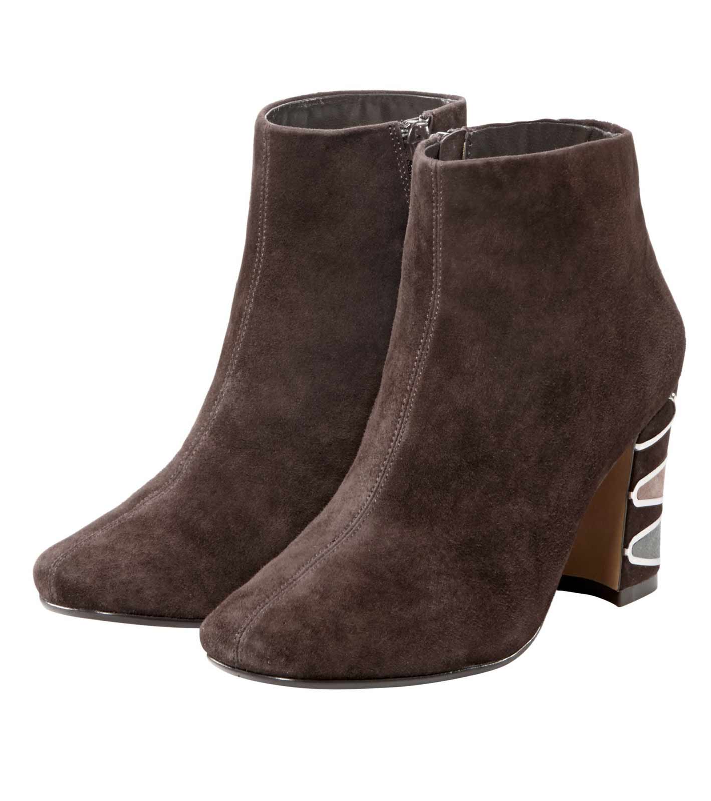Nina New York Damen Marken-Stiefelette, braun