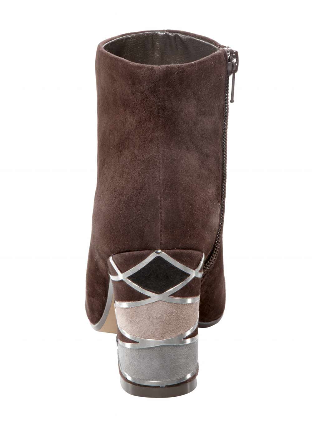 Nina New York Damen Marken-Stiefelette, braun