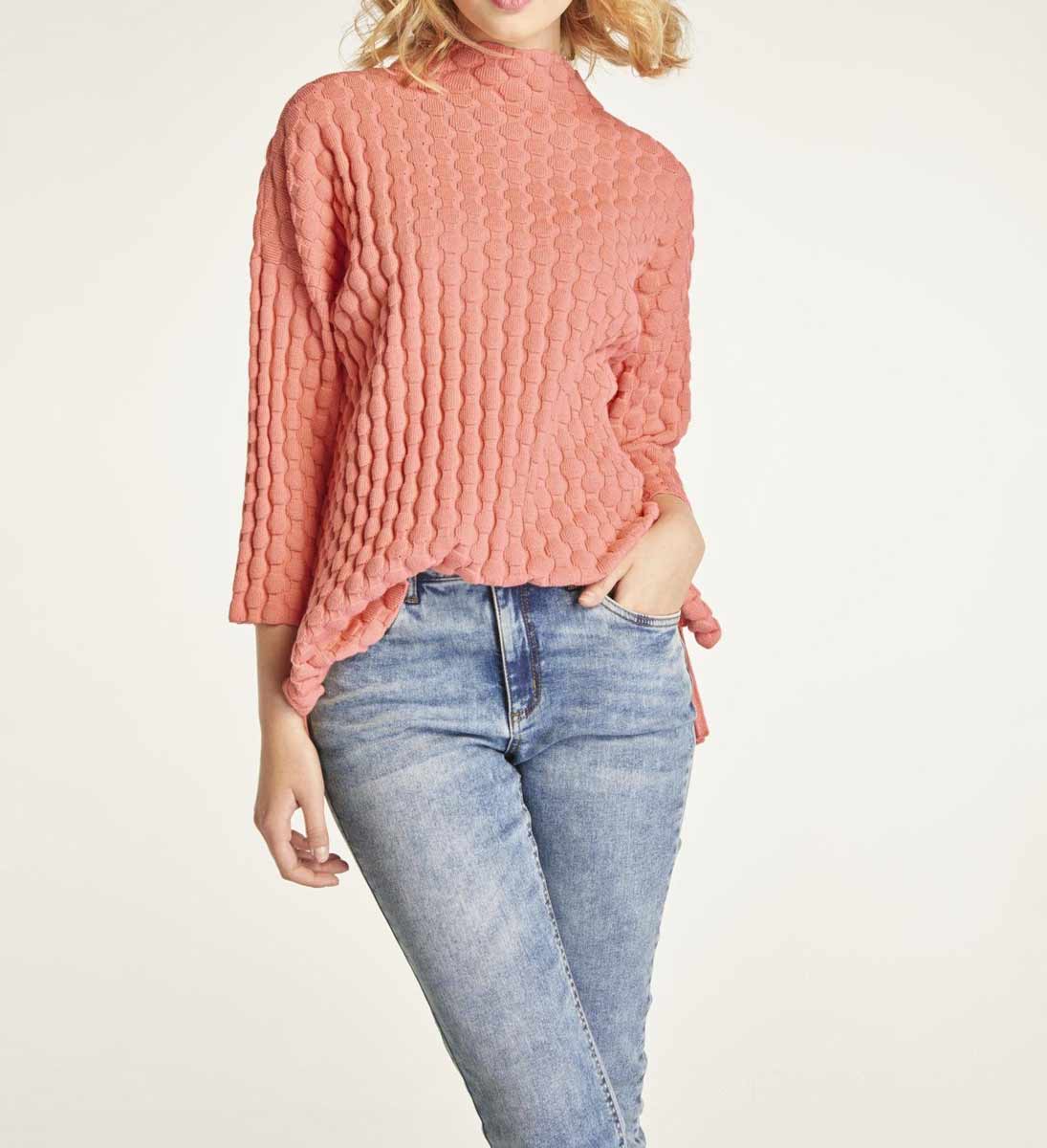 Heine Damen Pullover, pfirsich
